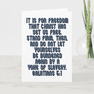 Carte Galates 5:1