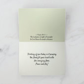 Carte Galates 6:9 Ne soyons pas fatigués de faire le bie (Intérieur)