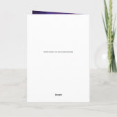 Carte Galaxie à l'aquarelle Meilleur Papa (Dos)