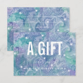 Carte Galaxie cosmique Abstraite Universe Salon de Beaut (Devant / Derrière)