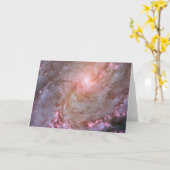 Carte Galaxie Spirale M83, Ablaze Avec Formation Star. (Fleur jaune)
