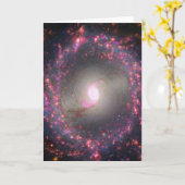 Carte Galaxie Spirale Ngc 3351. (Fleur jaune)