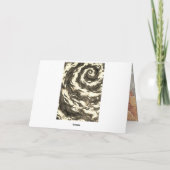 Carte Galaxie spirale violette (Dos)