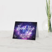 Carte Galaxy Starry Mariage de nuit (Devant)