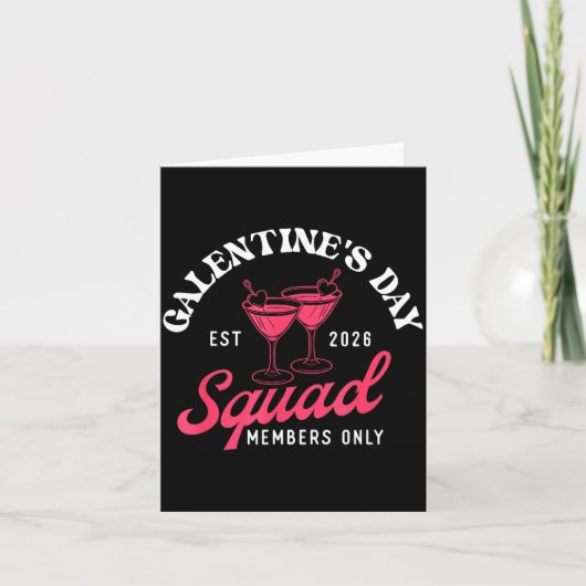 Carte Galentine's Day Squad - Galentine's Day Gals Siste (Devant)