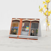 Carte "Galerie au dernier étage" (Fleur jaune)