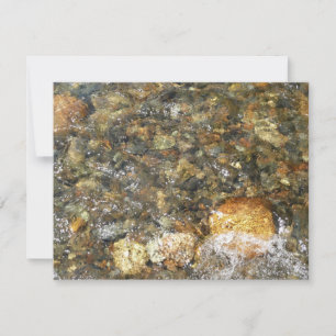 Carte Galets Brown et gris naturel Abstrait