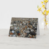 Carte Galets de granit dans le lac Tenaya à Yosemite (Fleur jaune)