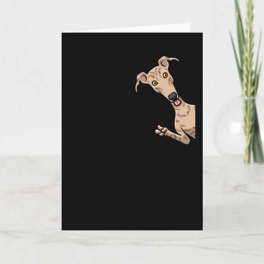 Carte Galgo Espanol Chien avec vélo Espagne (Devant)