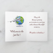 Carte Gallois Bon Voyage Salutation (Intérieur)