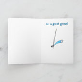 Carte Game de golf Félicitations (Intérieur)