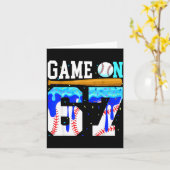 Carte Game On 67 Baseball Drip Six Seven Meme 6 7 Annive (Fleur jaune)