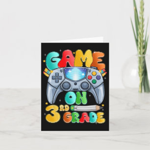 Carte Game On Third 3ère année Retour à l'école Niveau D