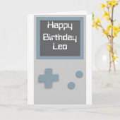 Carte Gamer Birthday (Fleur jaune)