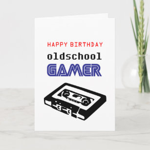 Carte Gamer D Oldschool De Joyeux Anniversaire Zazzle Be Carte Gamer D Oldschool De Joyeux Anniversaire Zazzle Be