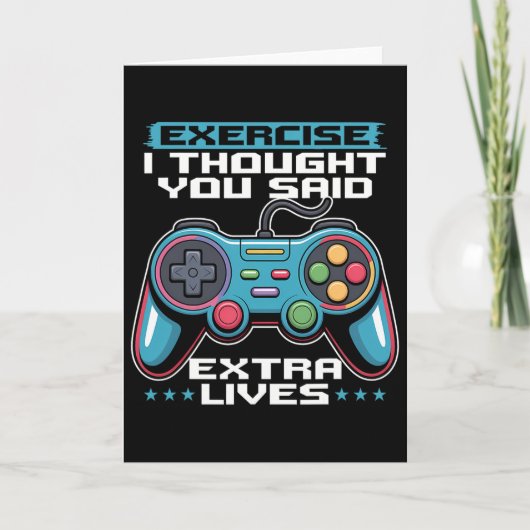 Carte Gamer Gaming Controller Video Game 1 (Devant)