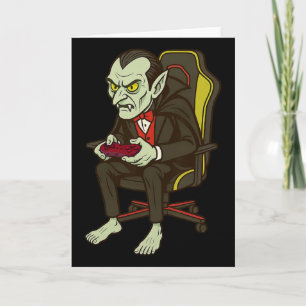Carte Gamer Halloween Vampire jeu vidéo d'horreur jeu Bo