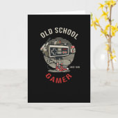 Carte Gamer OldSchool (Fleur jaune)
