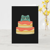 Carte Gaming Cake Anniversaire Conception (Fleur jaune)