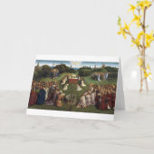 Carte Gand Altarpiece (détail), Van Eyck Brothers (Fleur jaune)