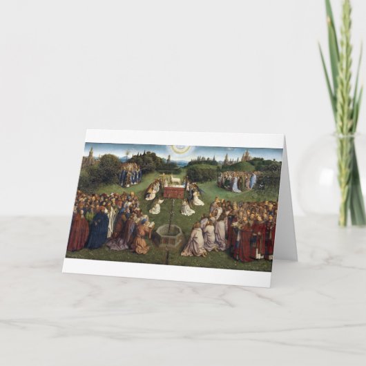 Carte Gand Altarpiece (détail), Van Eyck Brothers (Devant)