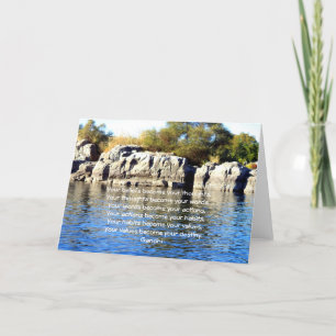 Carte Gandhi Sagesse Citer Sur Le Destin