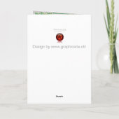 Carte GANESHA - Carte, salutation, note (Dos)