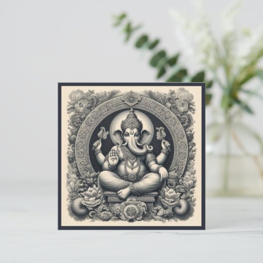 Carte Ganesha Deity (Debout devant)