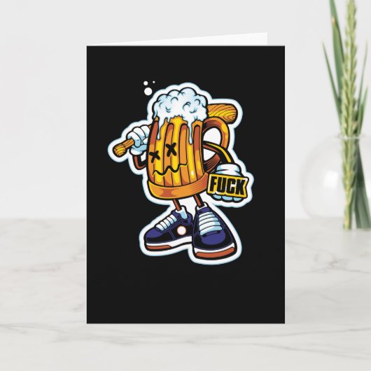 Carte Gangsta Beer (Devant)