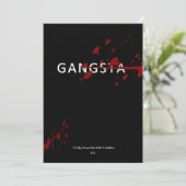 CARTE GANGSTA - JAILMATECARDS.CO.UK - AMUSEMENT D' (Debout devant)