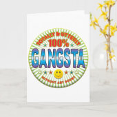 Carte Gangsta Totalement (Fleur jaune)