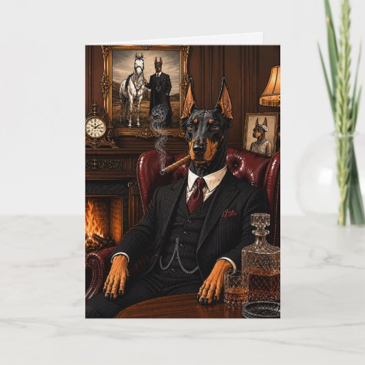 Carte Gangster Doberman (Devant)