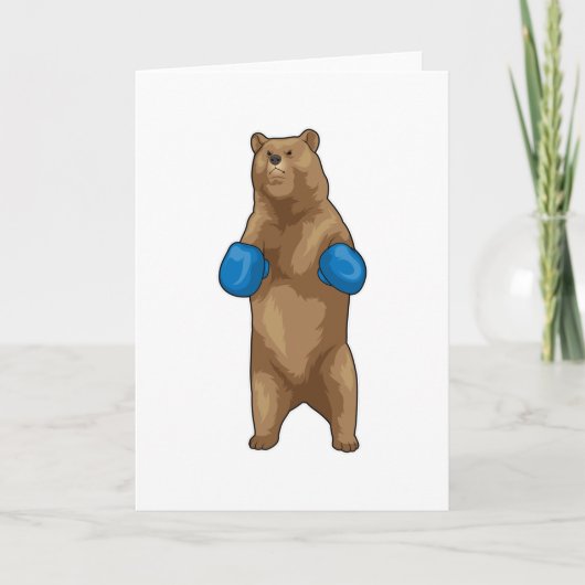 Carte Gants de boxe Bear Boxer (Devant)