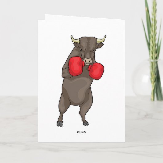 Carte Gants de boxe Bull Boxer (Dos)