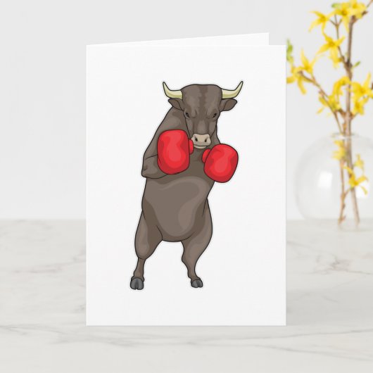 Carte Gants de boxe Bull Boxer (Fleur jaune)