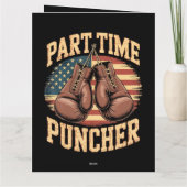 Carte Gants de boxe Part Time Puncher (Dos)