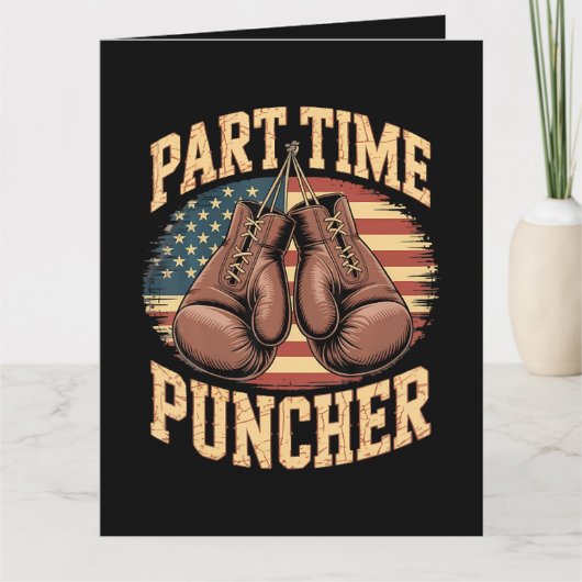 Carte Gants de boxe Part Time Puncher (Devant)