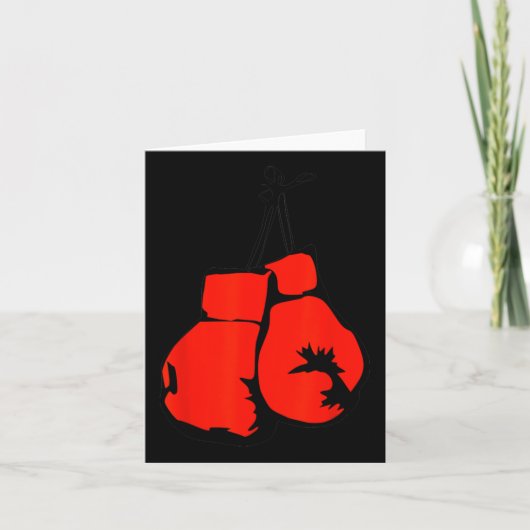 Carte Gants de boxe suspendus (Devant)