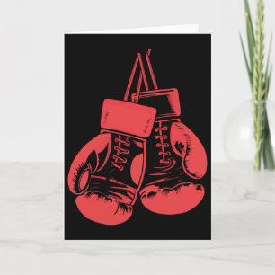 Carte Gants de boxe vintage kickboxing amateur de boxe