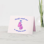 Carte Gants en boîte rose (Devant)