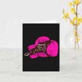 Carte Gants En Boxe Rose I Fille En Boxe (Fleur jaune)