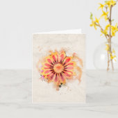 Carte Ganzia (Fleur jaune)