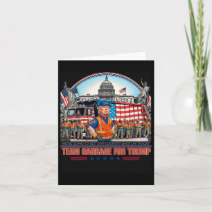 Carte Garbage Pour Trump Team Grabing Vote Trump Funny G