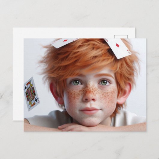 Carte garçon (Devant / Derrière)