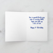 Carte Garçon 1er Anniversaire Sports Balls (Intérieur)