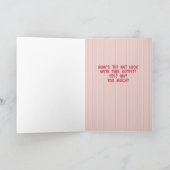 Carte Garçon Avec Plaque De Mode Cochon (Intérieur)