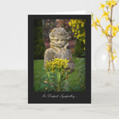 Carte Garçon avec Spring Posy - En Sympathie la plus pro (Fleur jaune)