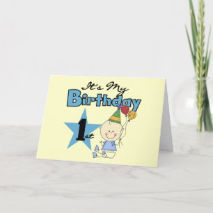 Carte Garçon C'est mes t-shirts et cadeaux d'anniversair