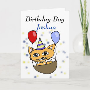Carte Garçon d'anniversaire
