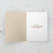 Carte garçon d'anniversaire tardif (Intérieur)